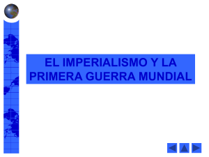 Imperialismo y Primera Guerra Mundial