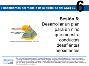 6 Fundamentos del modelo de la pirámide del CSEFEL Sesión 6