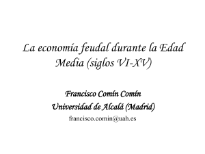 Capítulo 3. La economía feudal durante la Edad Media
