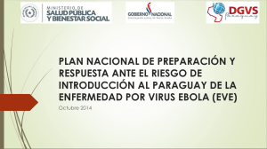plan nacional ebola par - Direcci&oacute;n de Vigilancia de la Salud