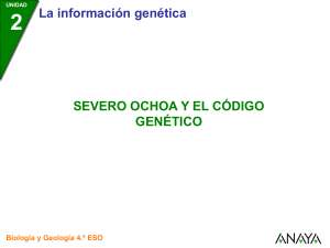 Severo Ochoa y el código genético