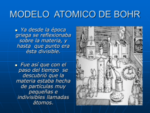 modelo atomico de bhor - Modelo Atómico de Bohr