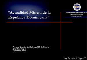 Actualidad Minera de la República Dominicana