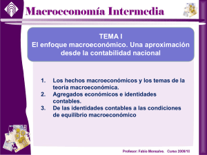 1. Los hechos y los temas de la macroeconomía