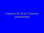 [PPS]Criterios CIE-10 de Trastornos somatoformes