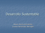 Conferencia sobre Desarrollo Sustentable Alvaro García
