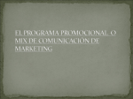 el programa promocional o mix de comunicación