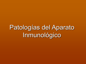 Patologías del Aparato Inmunológico