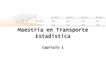 Maestría en Transporte Estadística