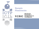 Presentación de PowerPoint - ICTP-CSIC