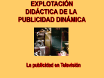 Explotación Didáctica de la Publicidad Dinámica. ED. PRIMARIA
