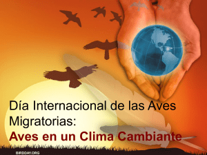 Aves en un Clima Cambiante - Environment for the Americas