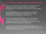 La Teoría del Capital Humano