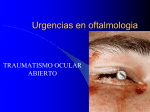 ppt traumatismos - Trasplante de cornea