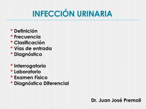 INFECCIÓN URINARIA