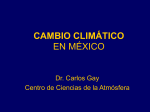 La Ciencia del Cambio Climático - Centro de Ciencias de la Atmósfera