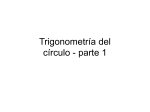 Trigonometría del círculo unitario