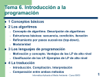 Diapositivas del Tema 6 - Introducción a la Programación
