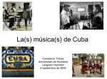 La(s) música(s) de Cuba