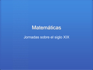 Matemáticas - PROYECTO DE MATES