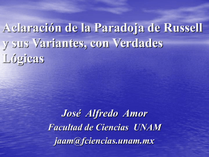 José Alfredo Amor Montaño (UNAM / Fac. de Ciencias / Dpto. de