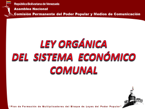 Presentación Ley Org Sistema Económico Comunal (REVISADA)