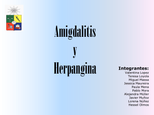 Amigdalitis y Herpangina
