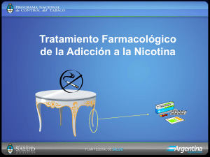 Tratamiento Farmacológico de la Adicción a la Nicotina PPT