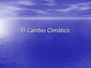 El Cambio Climático