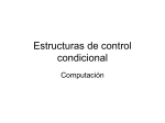 Estructuras de control condicional - fc