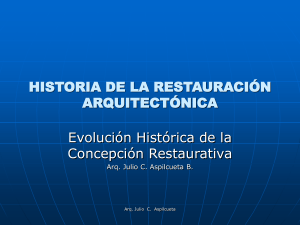 historia de la restauración arquitectónica