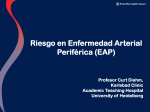 PPT: Riesgo en enfermedad vascular periférica 2007