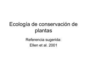 Ecologia de conservacion