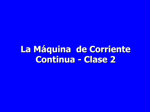 Estructura de la Máquina de Corriente Continua