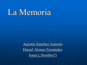 La Memoria - losolivosorientacion