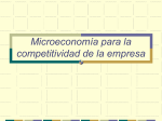 Microeconomía para la competitividad de la empresa