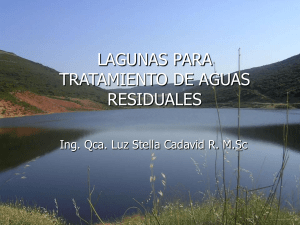 lagunas para tratamiento de aguas residuales