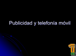 Publicidad y telefonía móvil.