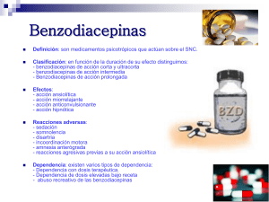 Benzodiacepinas y
