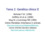 Tema 21: Genética clínica II
