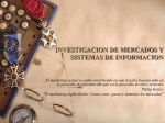tema tres: investigacion de mercados y sistemas de