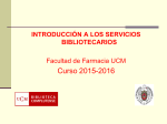Diapositiva 1 - Biblioteca UCM