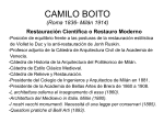 CAMILO BOITO (Roma 1836