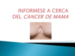 informese a cerca del cancer de mama