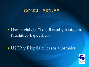 ULTRASONIDO TRANSRECTAL EN EL C&Aacute;NCER DE LA PROSTA