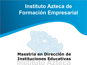 Diapositiva 1 - Instituto Azteca de Formación Empresarial