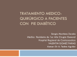 Tratamiento Medico-Quirúrgico a pacientes con pie Diabético