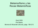 Metamorfismo y las Rocas Metamorficas