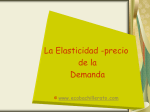 Elasticidad - Ecobachillerato