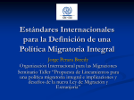 Estándares Internacionales para la Definición de una Política